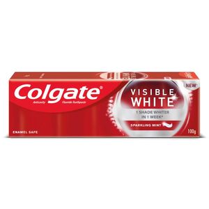 Colgate Visible White Toothpaste 100g (Extra 20gm Free)